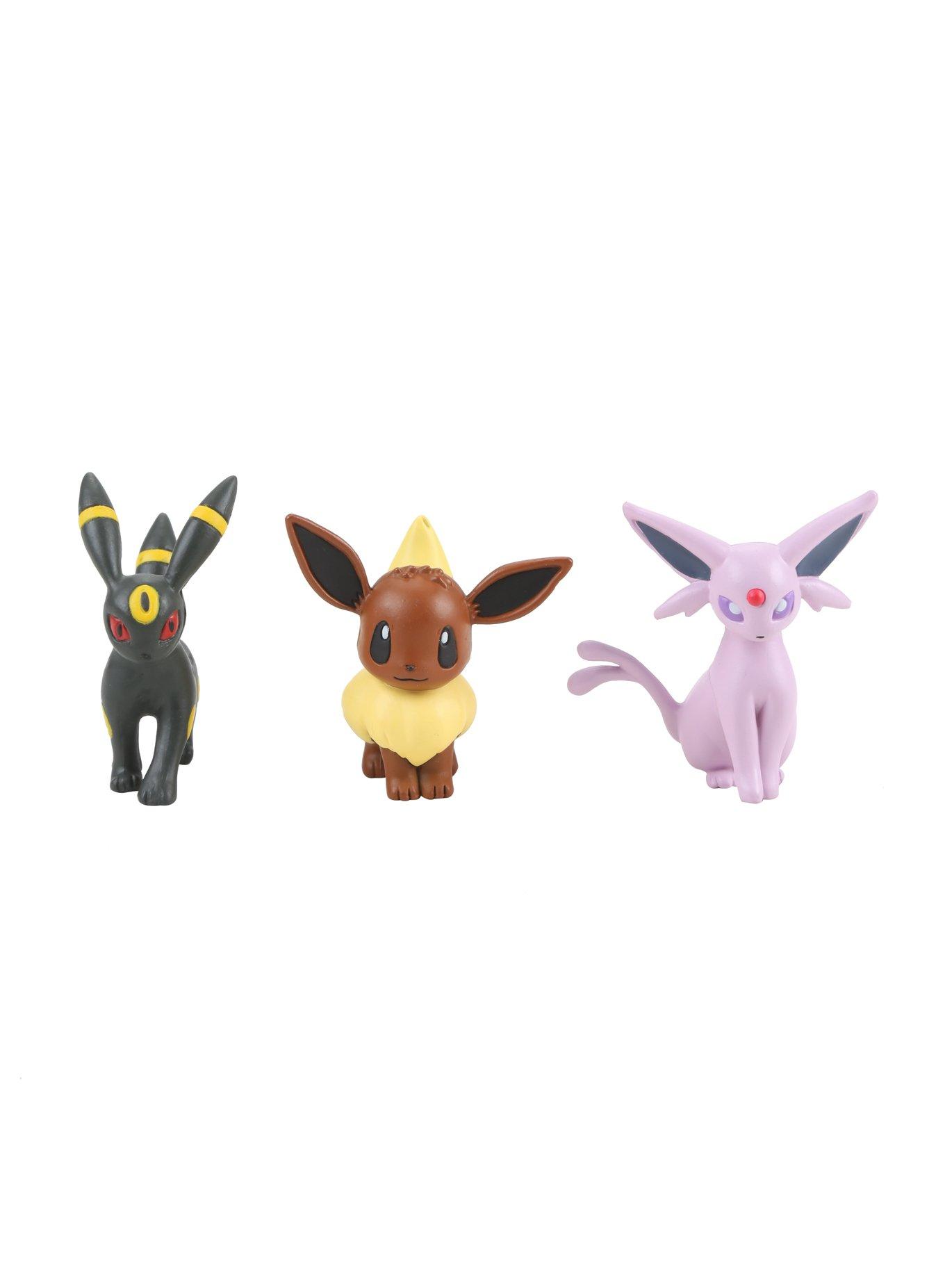  Pokemon 8, Espeon & Umbreon Plush Stuffed Animals, 3-Pack - Eevee  Evolution - Gift for Kids : Toys & Games