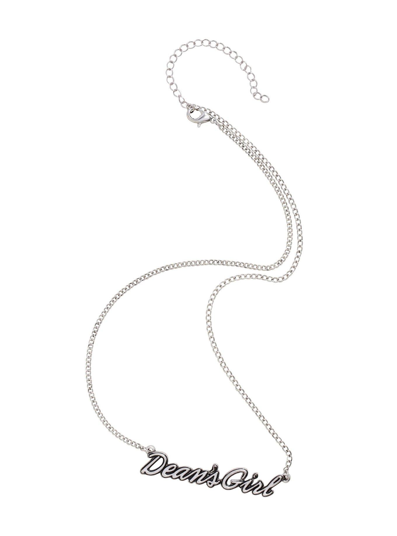 Supernatural Dean's Girl Script Necklace, , alternate