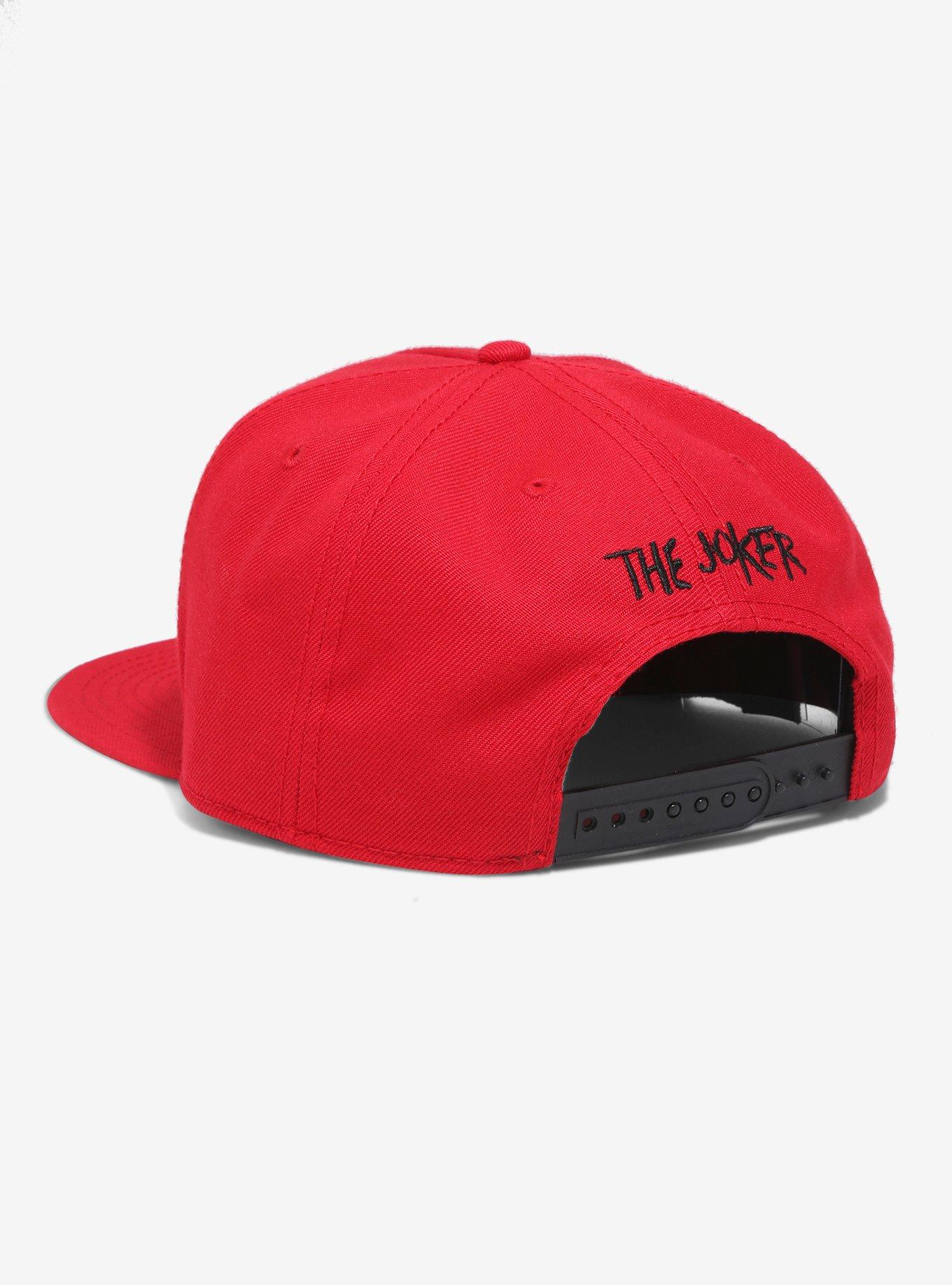 DC Comics The Joker Smile Snapback Hat, , alternate