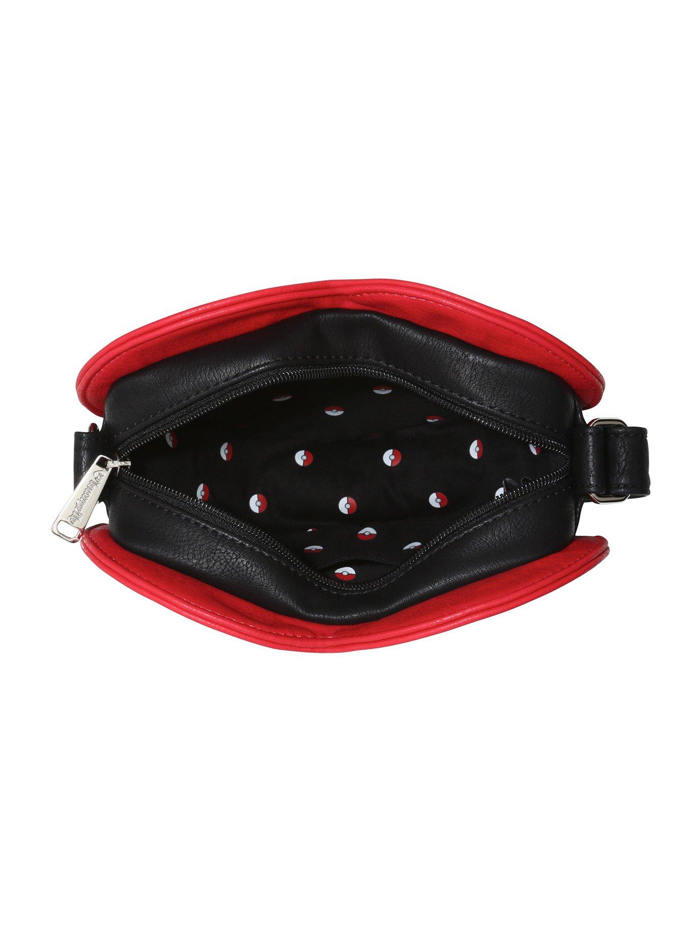 Loungefly Pokemon Poke Ball Heart Crossbody Bag, , alternate