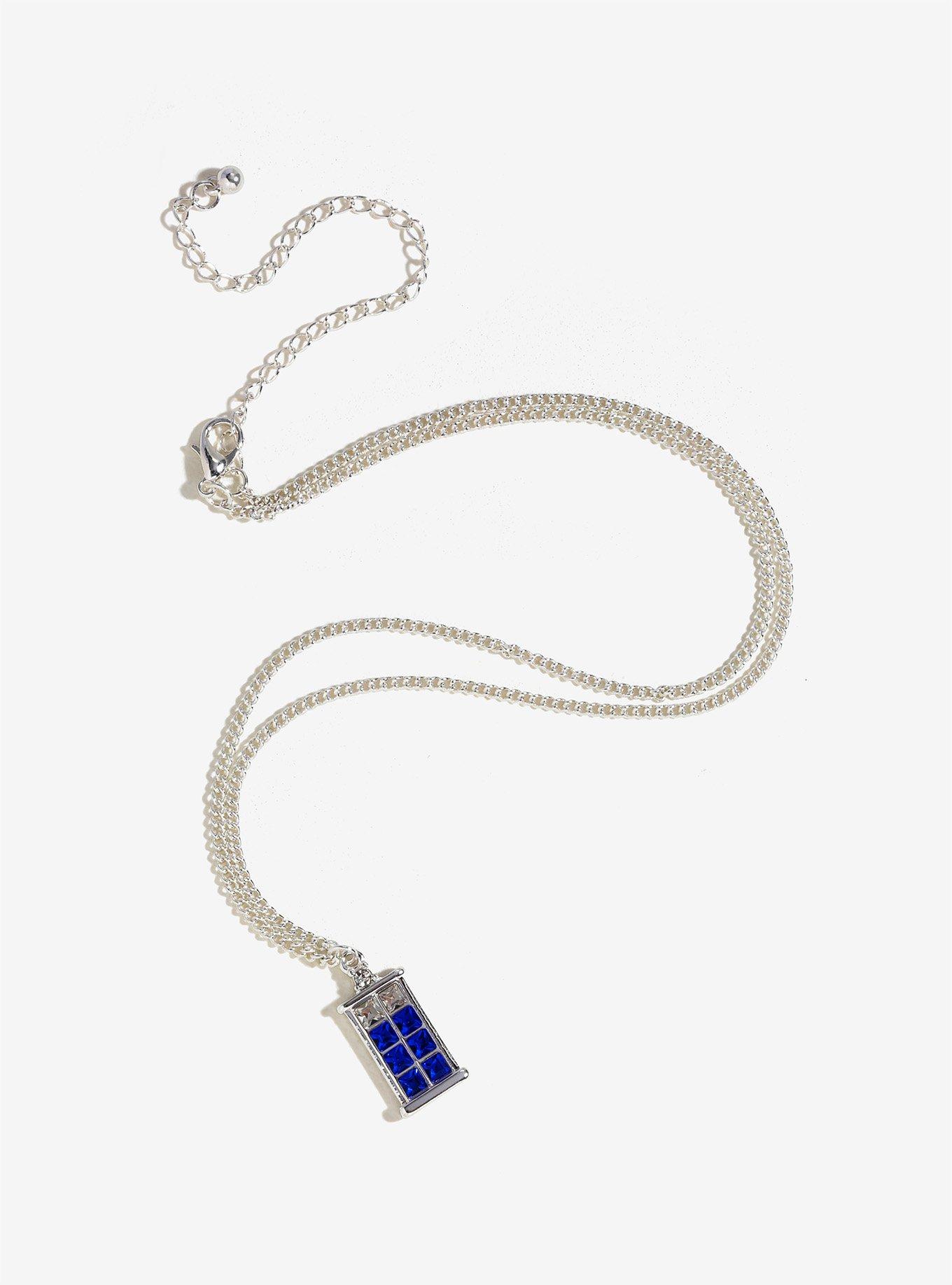 Doctor Who Sterling Silver TARDIS Necklace, , alternate