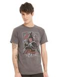 Disney Beauty And The Beast Silhouette Poster T-Shirt, , alternate