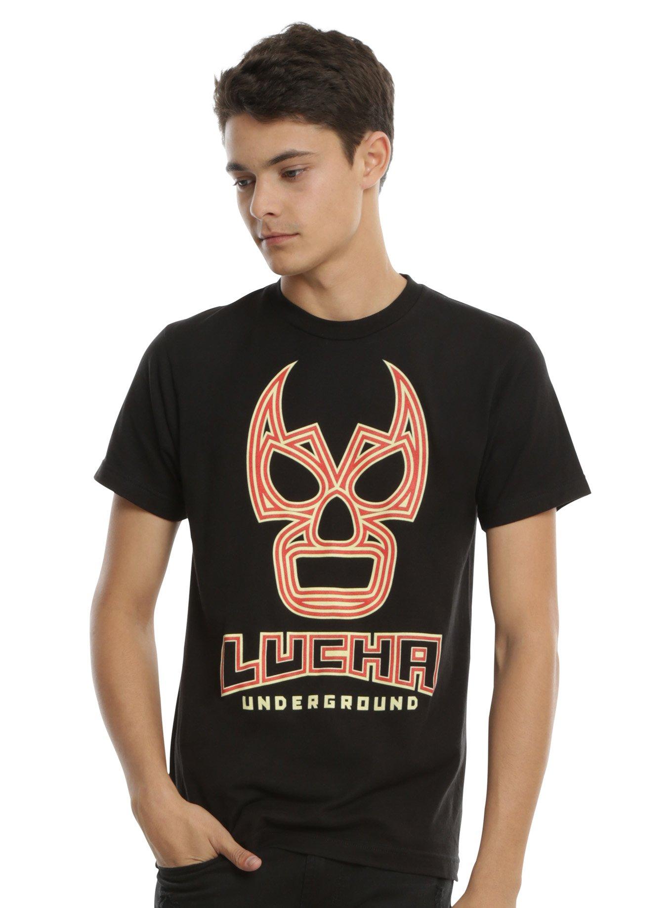 Lucha Underground Mask Logo T-Shirt, , alternate