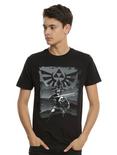 The Legend Of Zelda Link Triforce Tonal T-Shirt, , alternate