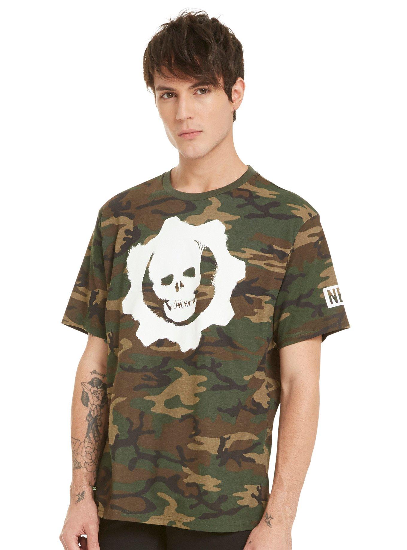 Gears Of War 4 X Neff Omen Logo Camo T-Shirt, , alternate
