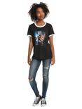 Marvel Guardians Of The Galaxy Baby Groot Girls Ringer T-Shirt, , alternate