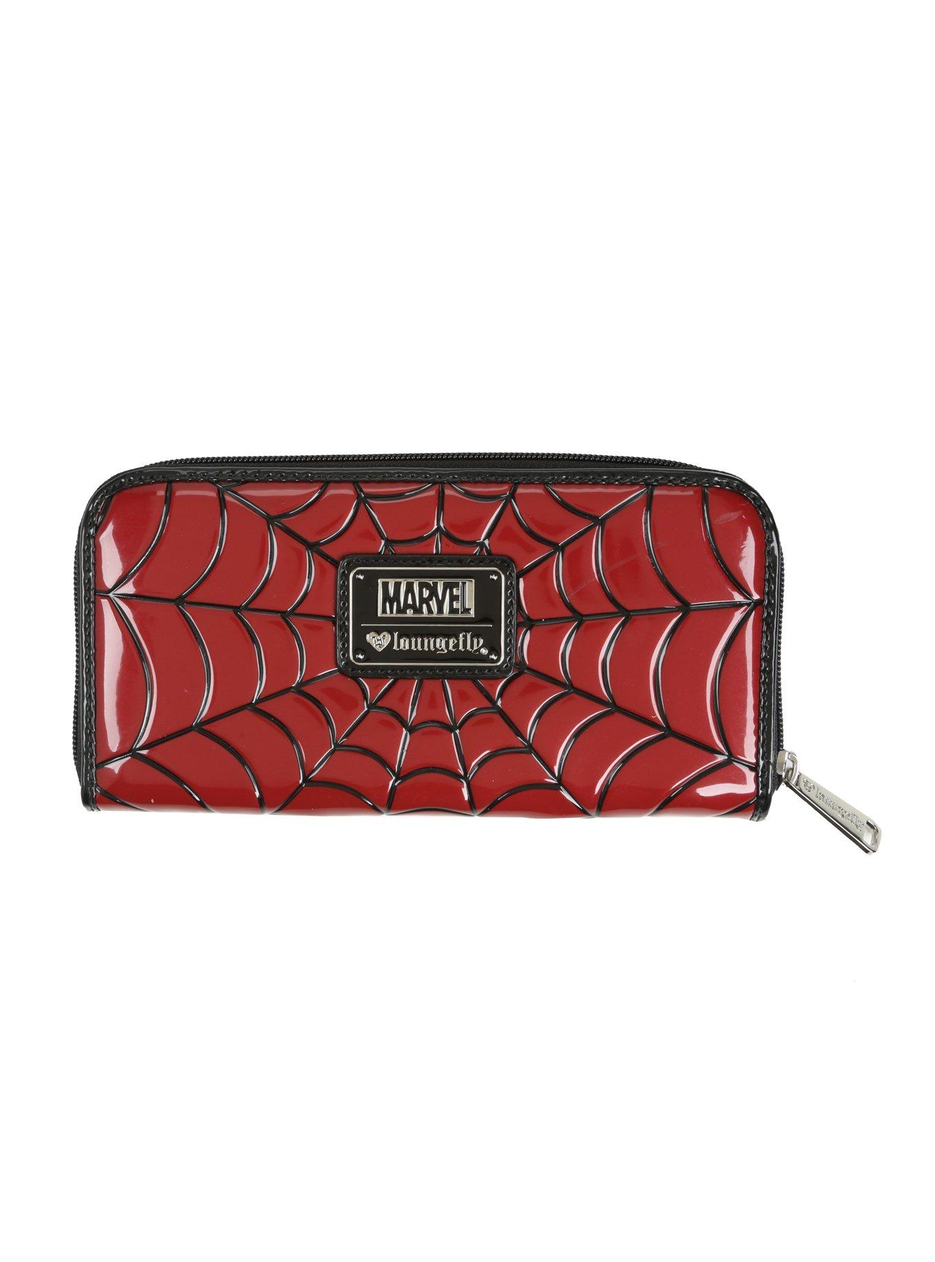 Loungefly Marvel Spider-Man Mask Zipper Wallet, , alternate