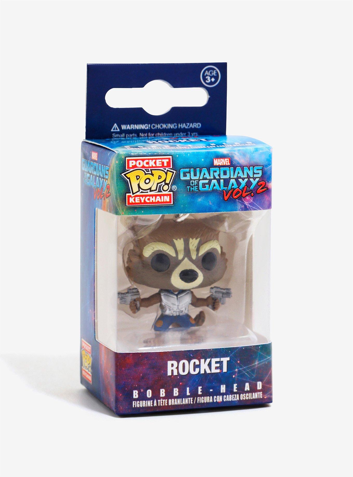 Funko Pocket Pop! Marvel Guardians Of The Galaxy Vol. 2 Rocket Key Chain, , alternate