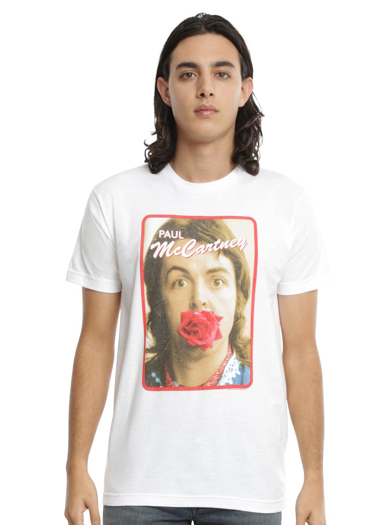 Paul McCartney Red Rose Photo T-Shirt, , alternate