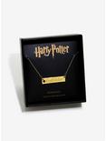 Harry Potter Gold Gryffindor Bar Necklace, , alternate