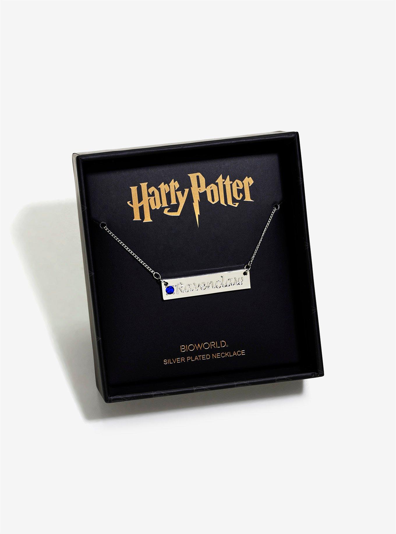 Harry Potter Silver Ravenclaw Bar Necklace, , alternate