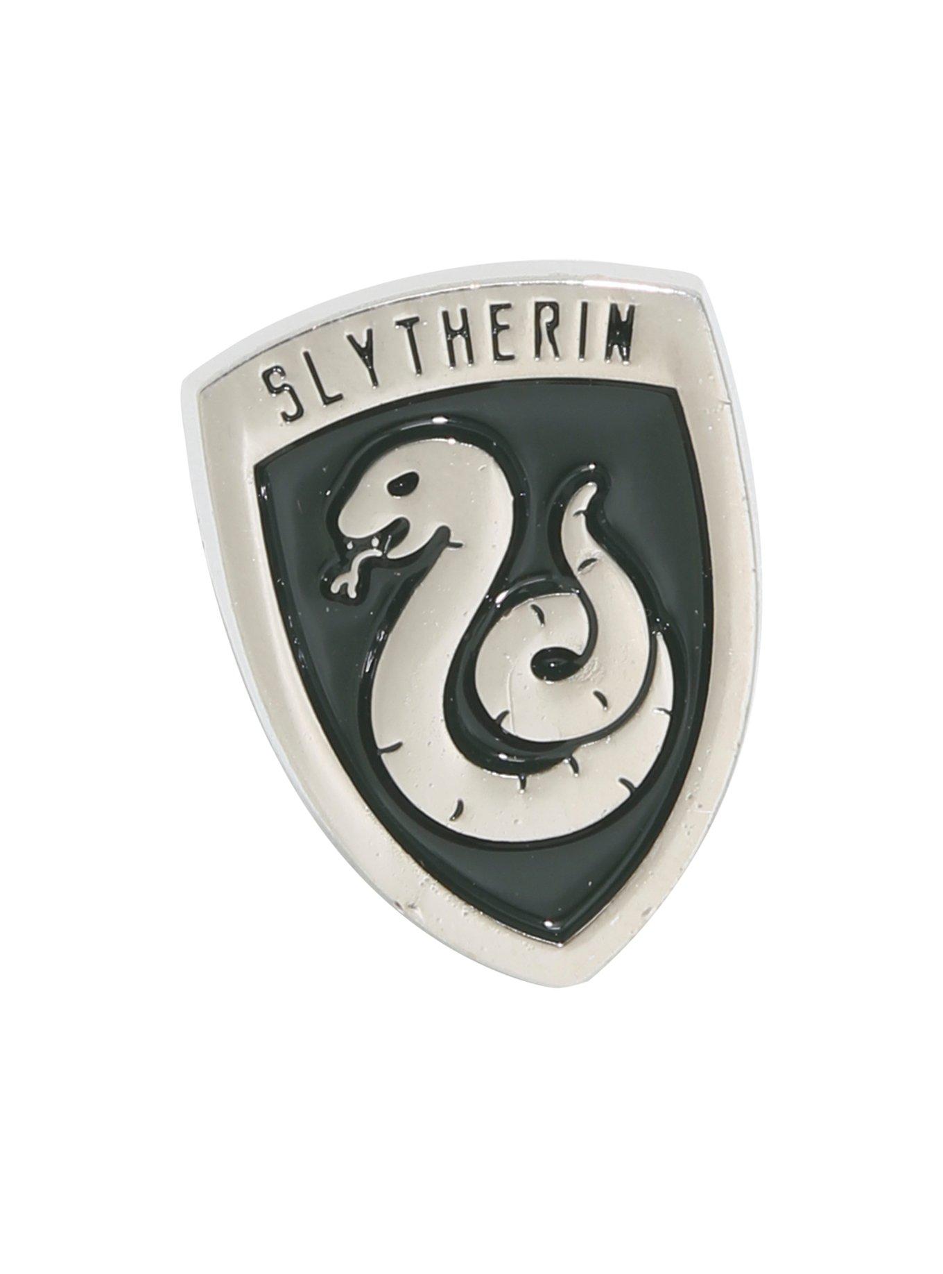 Harry Potter Slytherin Crest Enamel Pin, , alternate
