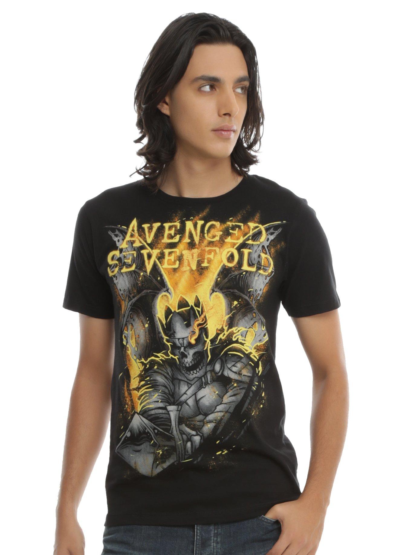 Avenged Sevenfold Skull King T-Shirt, , alternate