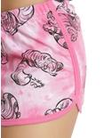 Disney Alice In Wonderland Cheshire Cat Pink Tie Dye Sleep Shorts, , alternate