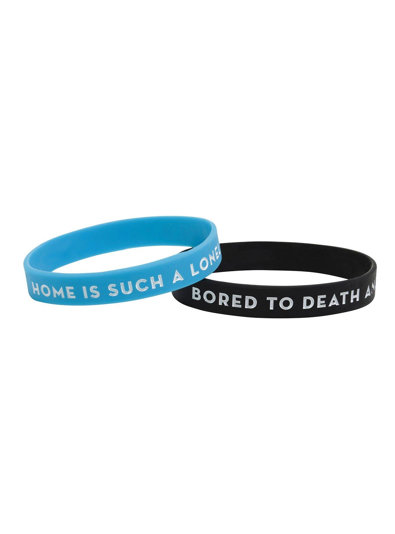 Blink-182 Bored To Death Rubber Bracelet Set, , alternate