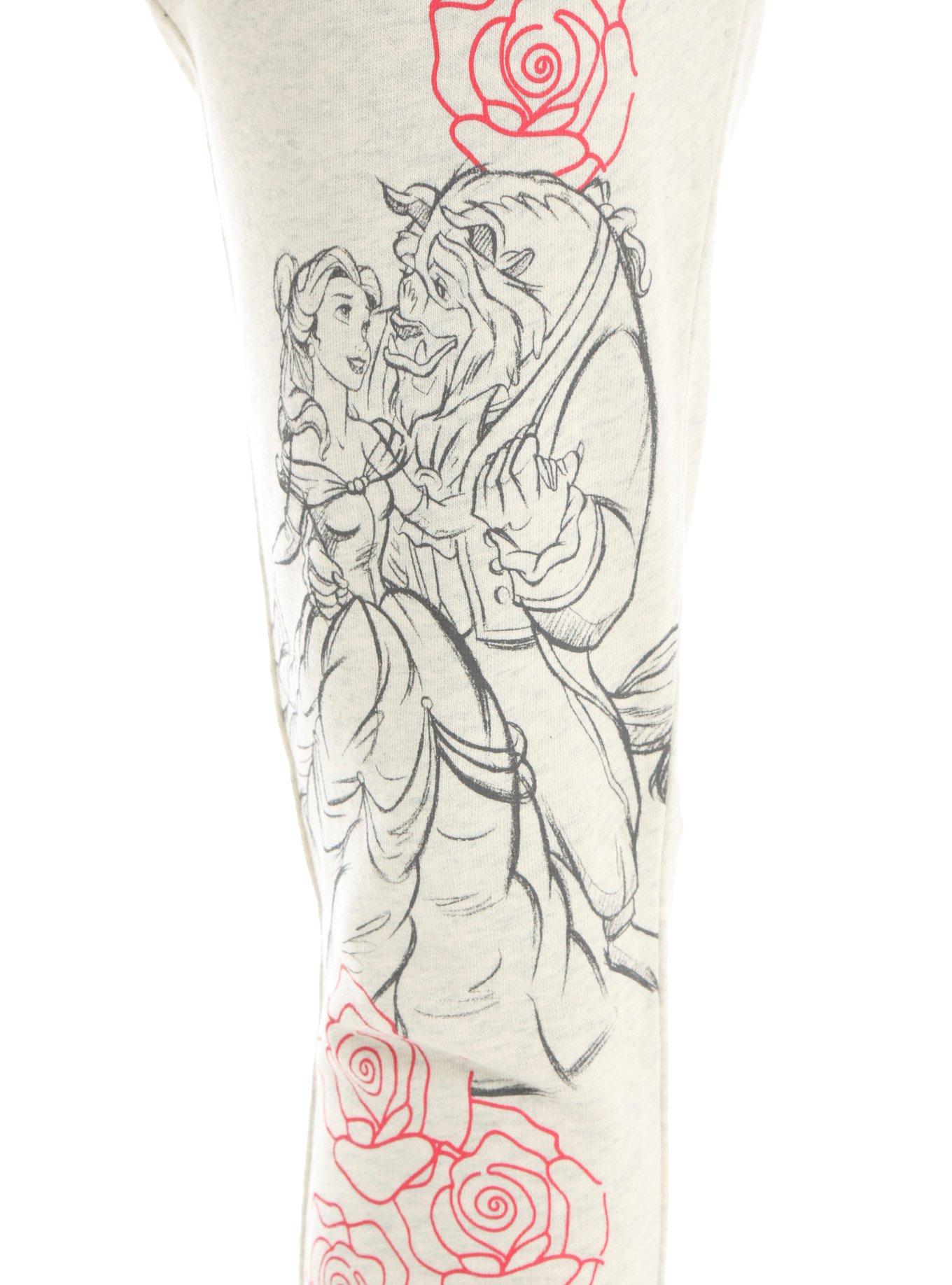 Disney Beauty And The Beast Belle Girls Jogger Pants, , alternate