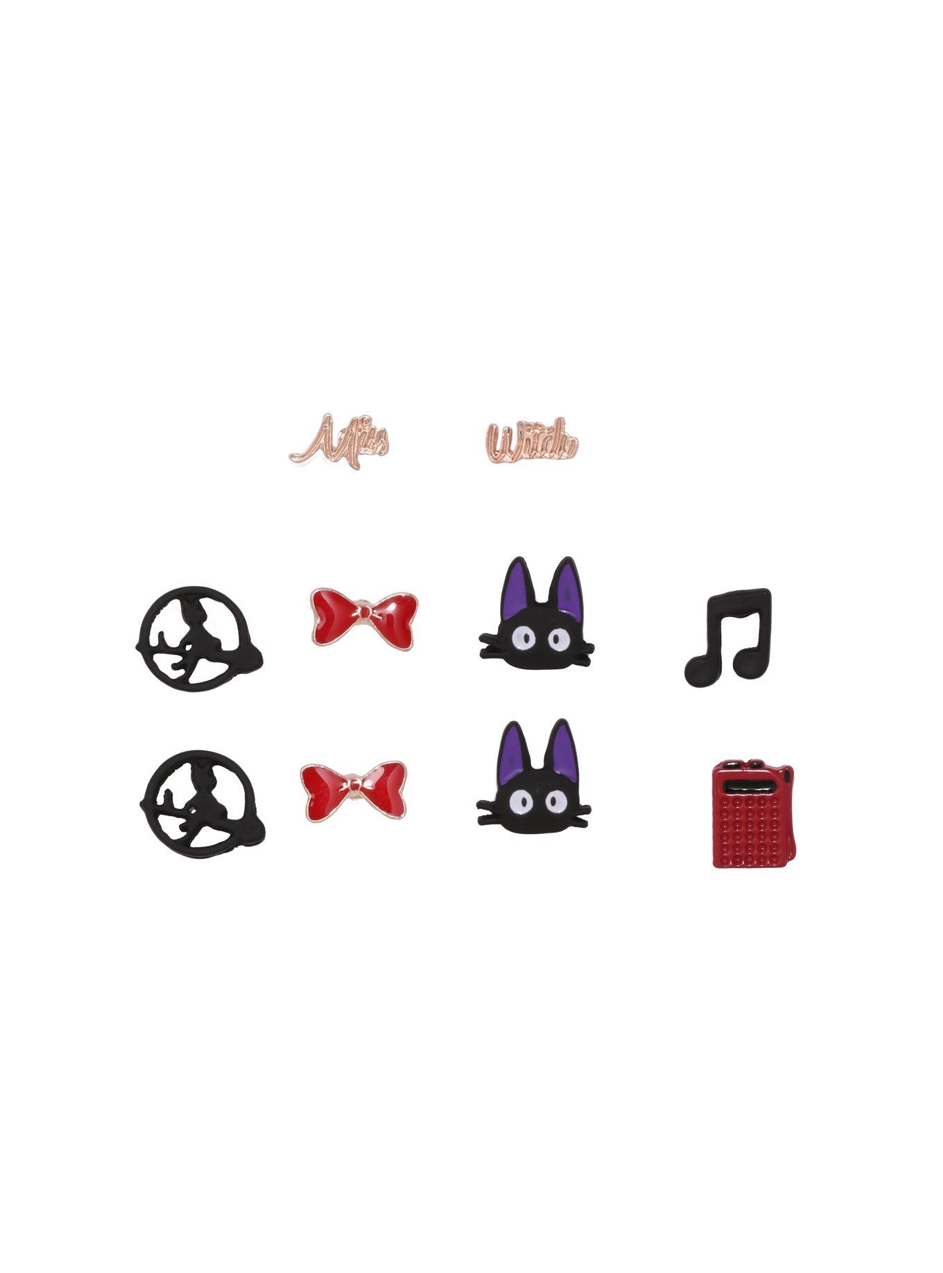 Studio Ghibli Kiki's Delivery Service Earrings 5 Pair, , alternate