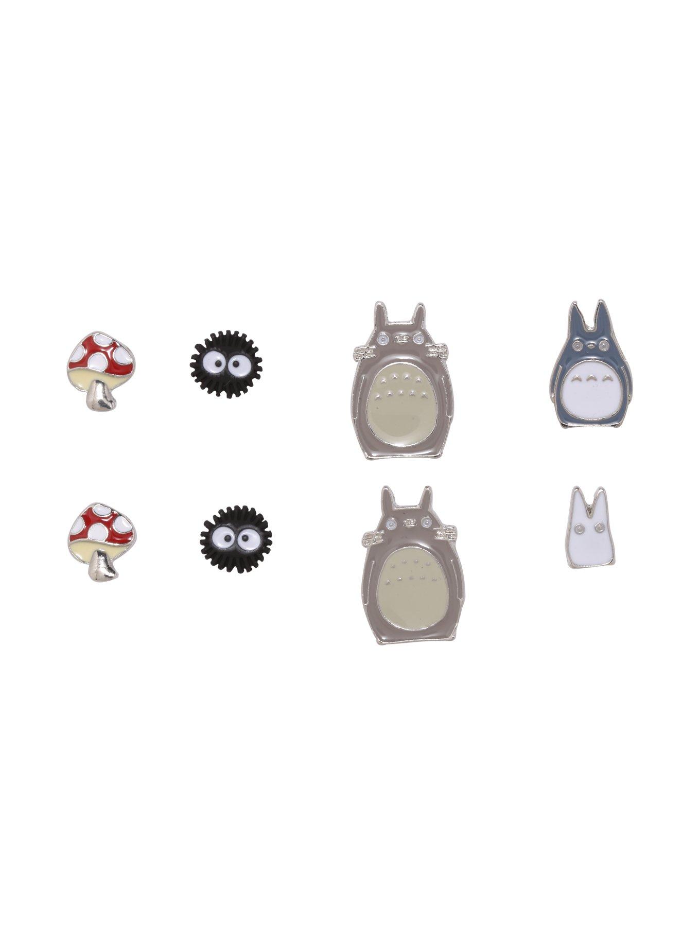 Studio Ghibli My Neighbor Totoro Earrings 4 Pair, , alternate