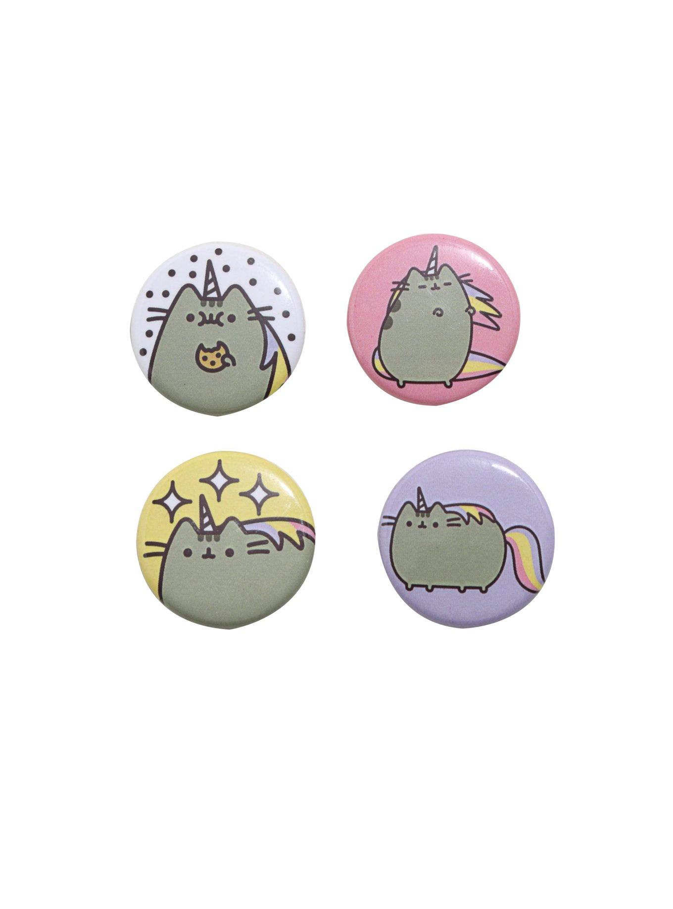 Pusheen Unicorn Pin Set, , alternate