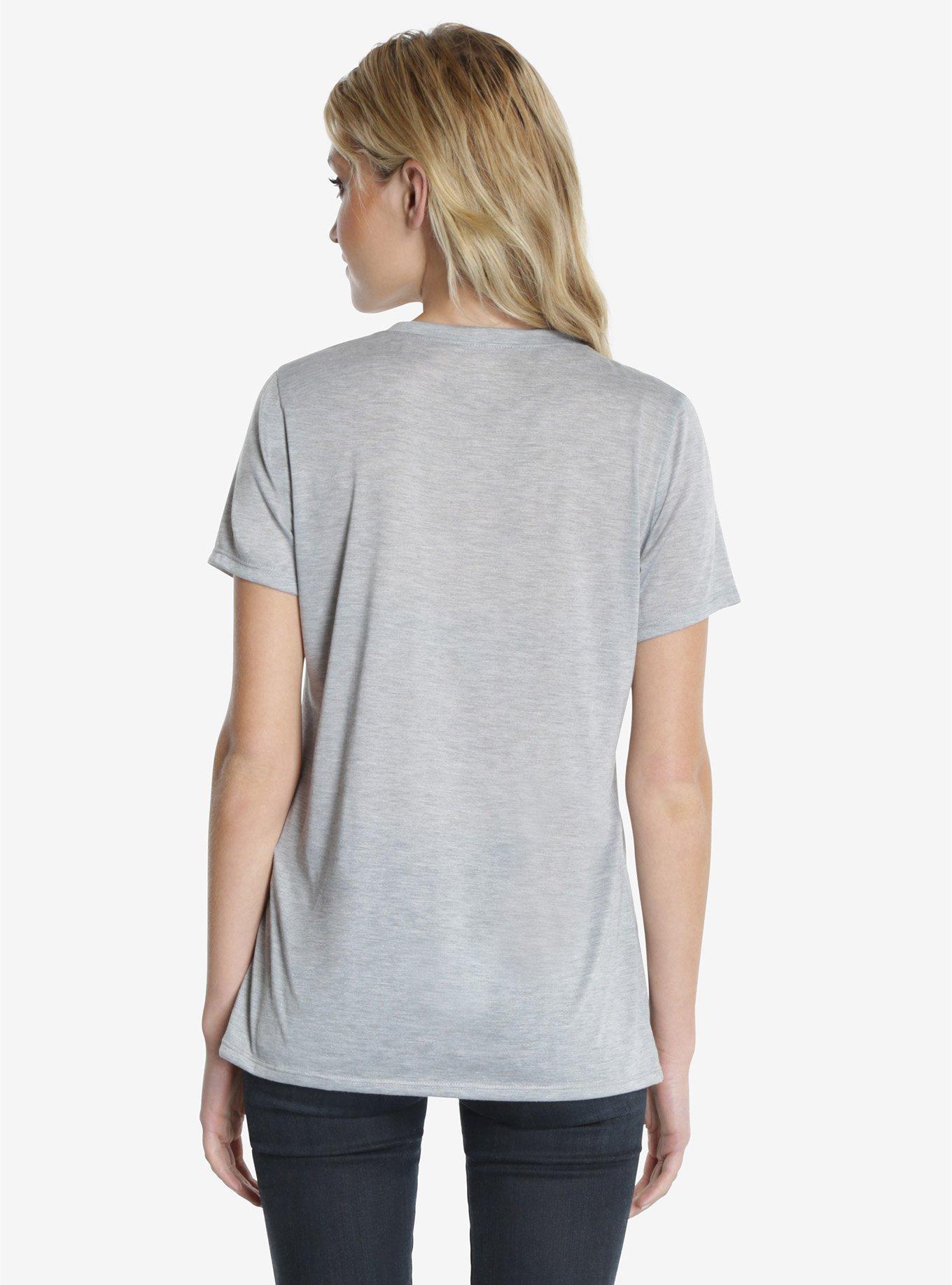 Disney Minnie Mouse Tropical Bow Womens Tee, , alternate