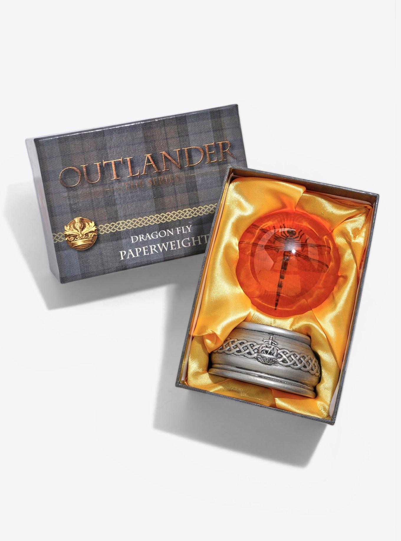 Outlander Amber Dragonfly Paperweight, , alternate