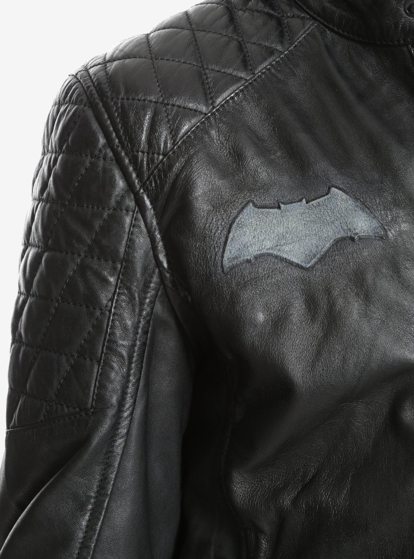 DC Comics Batman Black Leather Jacket - BoxLunch Exclusive, , alternate