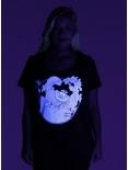 Disney Alice In Wonderland Cheshire Cat Glow Girls T-Shirt Plus Size, , alternate