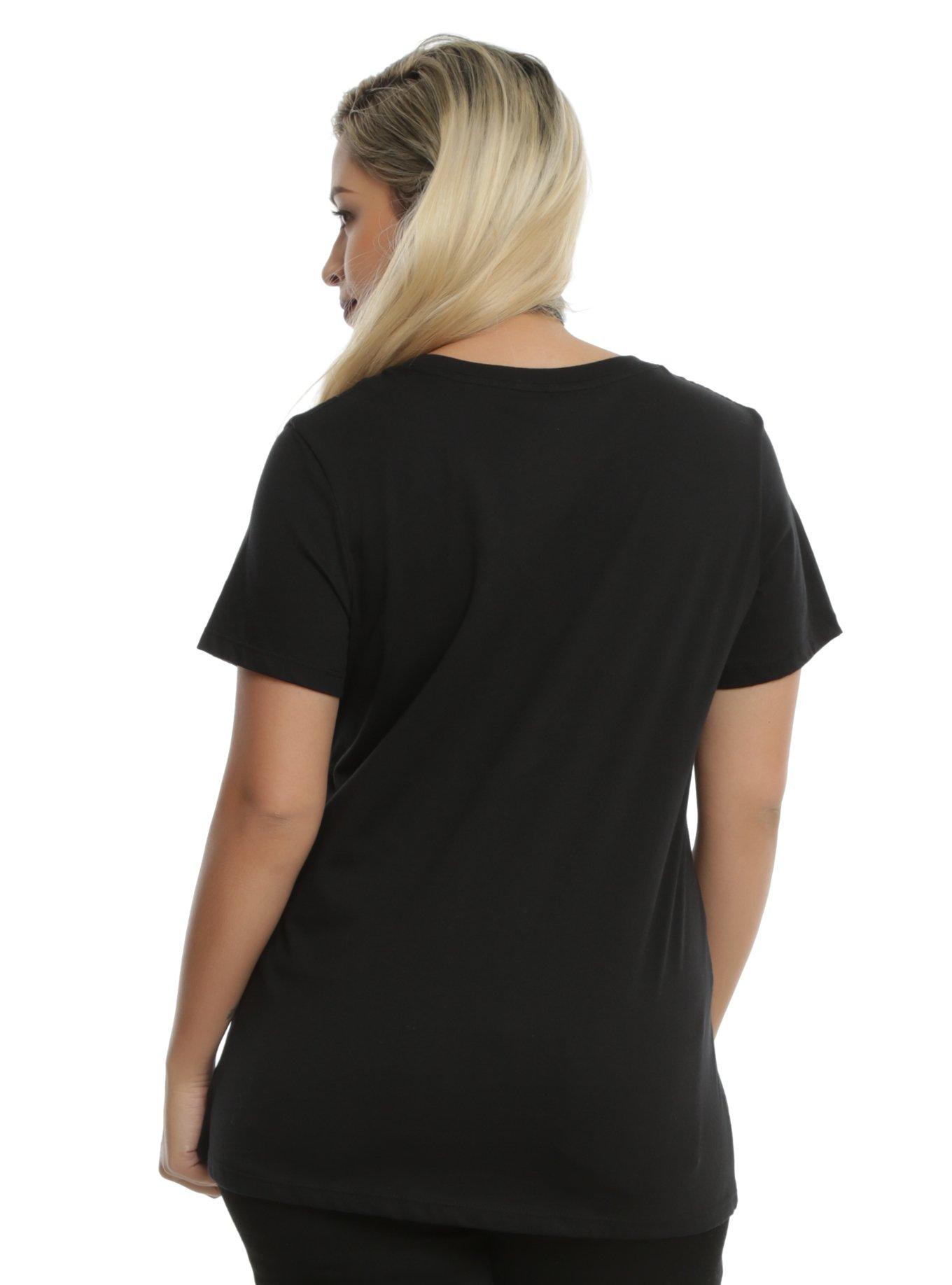 Disney Alice In Wonderland Cheshire Cat Glow Girls T-Shirt Plus Size, , alternate