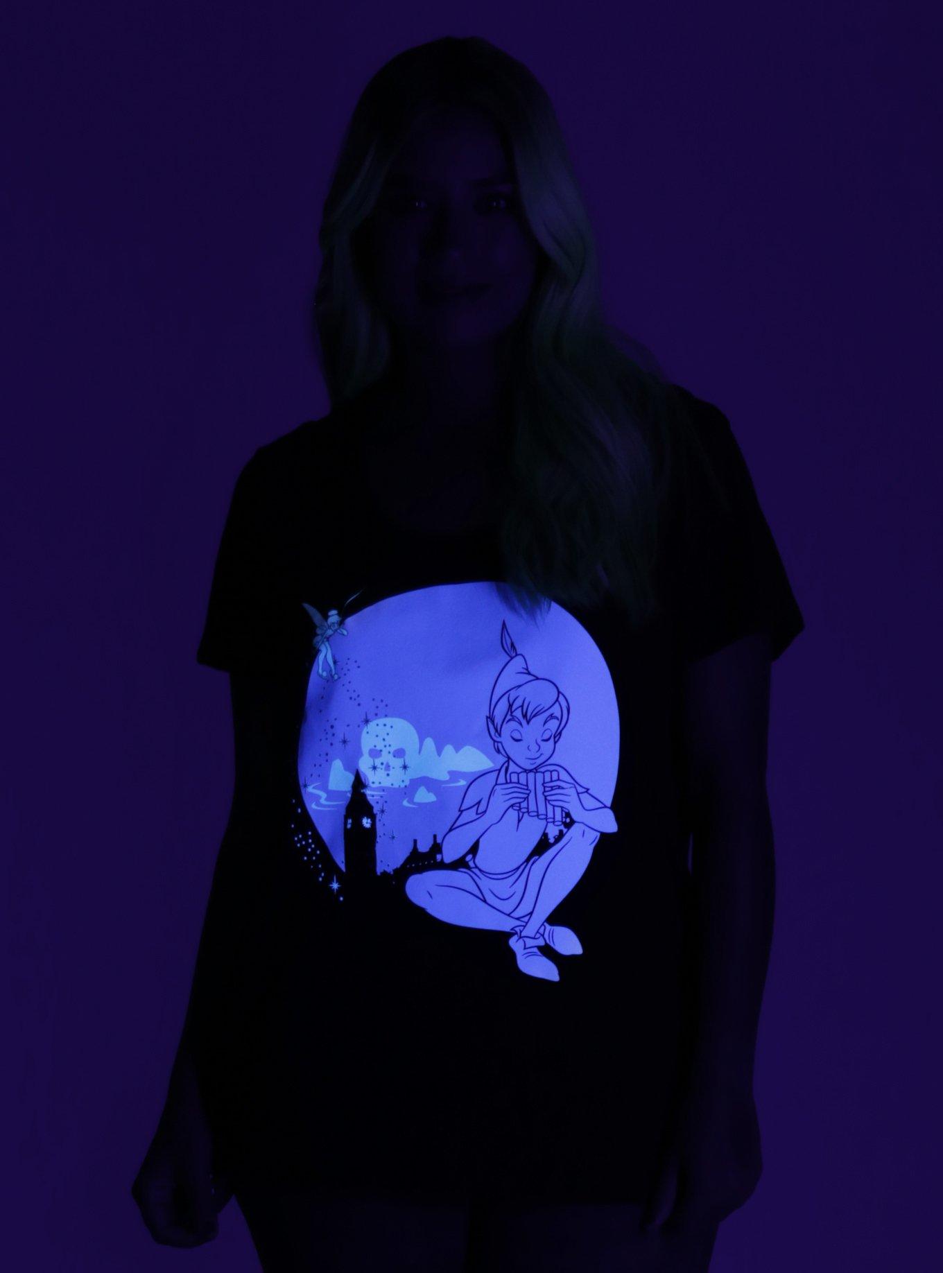 Disney Peter Pan Moon Glow Girls T-Shirt Plus Size, , alternate