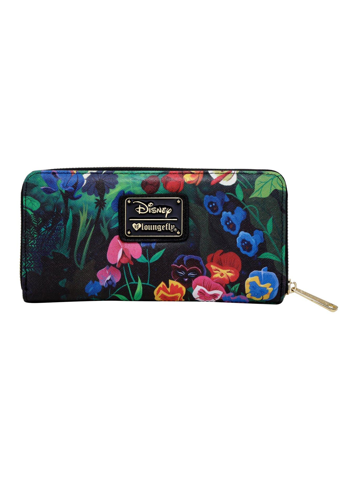 Loungefly Alice In Wonderland Flower Garden Print Wallet, , alternate