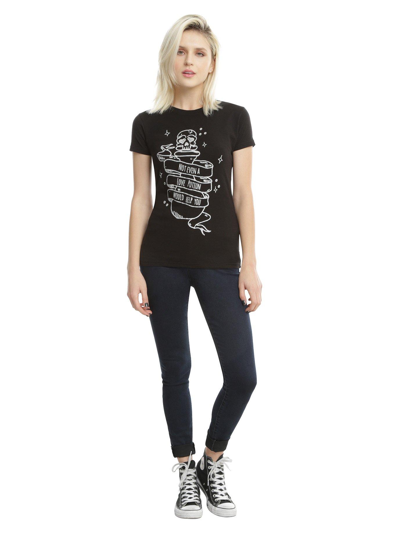 Not A Love Potion Girls T-Shirt, , alternate