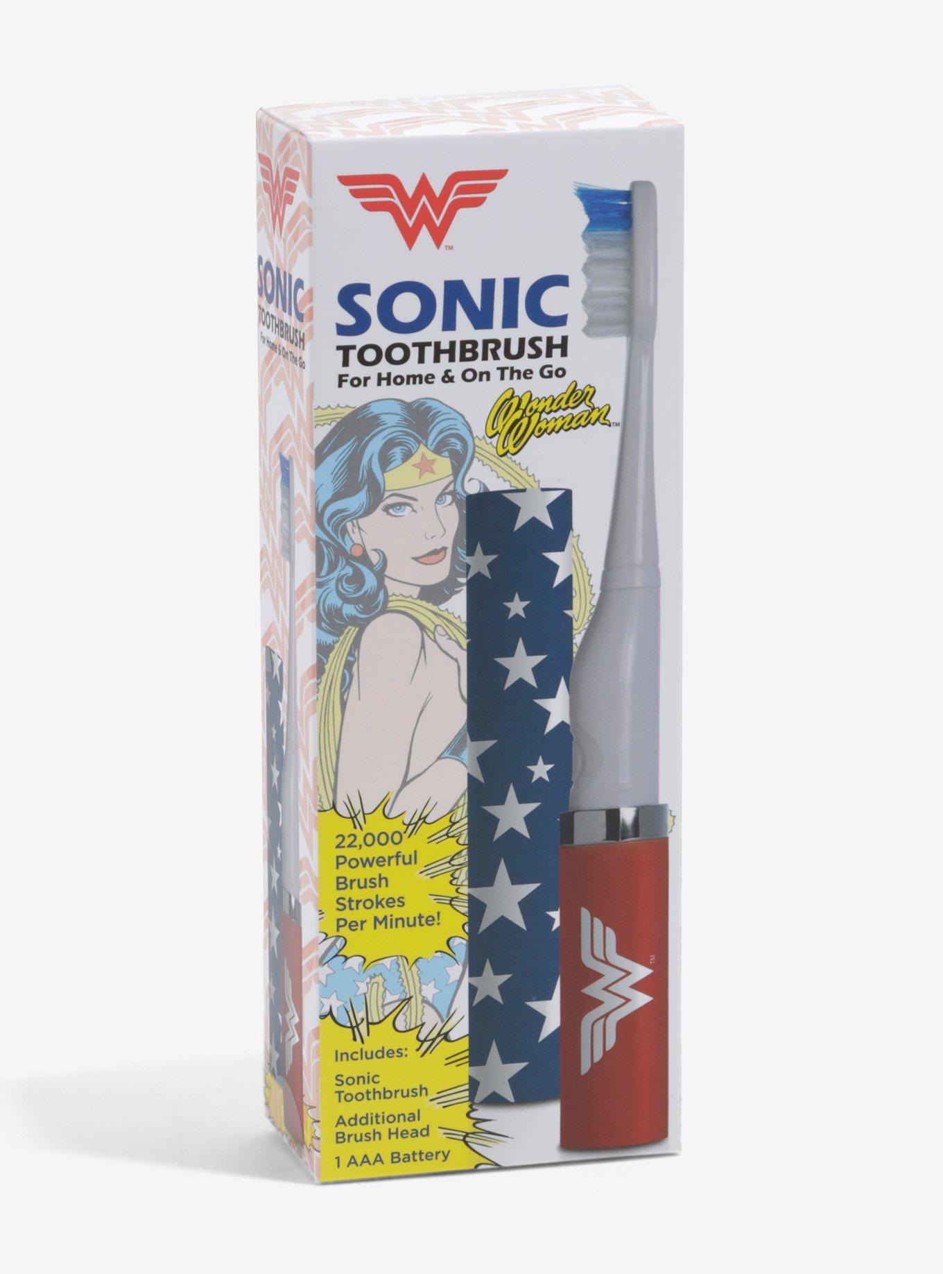 DC Comics Wonder Woman Slim Sonic Electric Toothbrush, , alternate