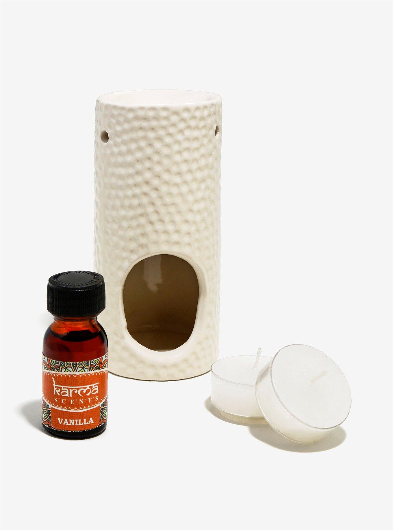Karma Scents Vanilla Candle Oil Burner Set, , alternate
