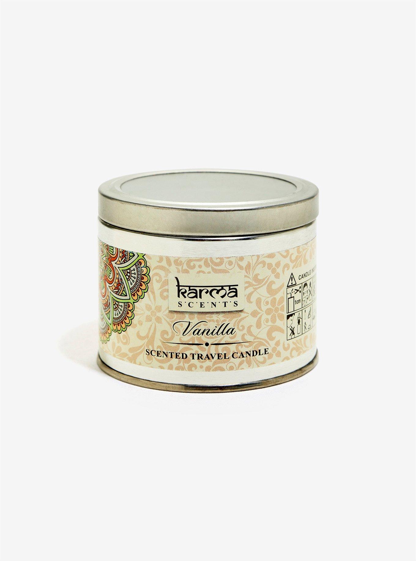 Karma Scents Vanilla Tin Candle, , alternate