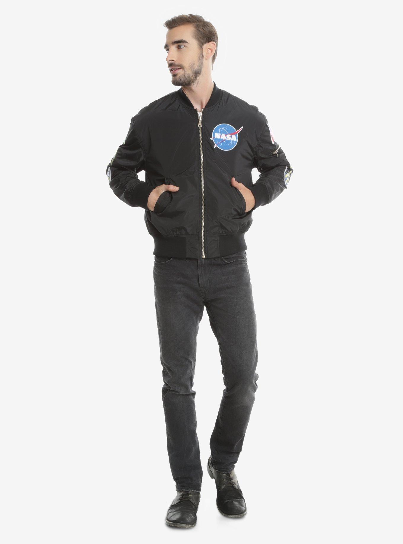 NASA Patches Bomber Jacket, , alternate