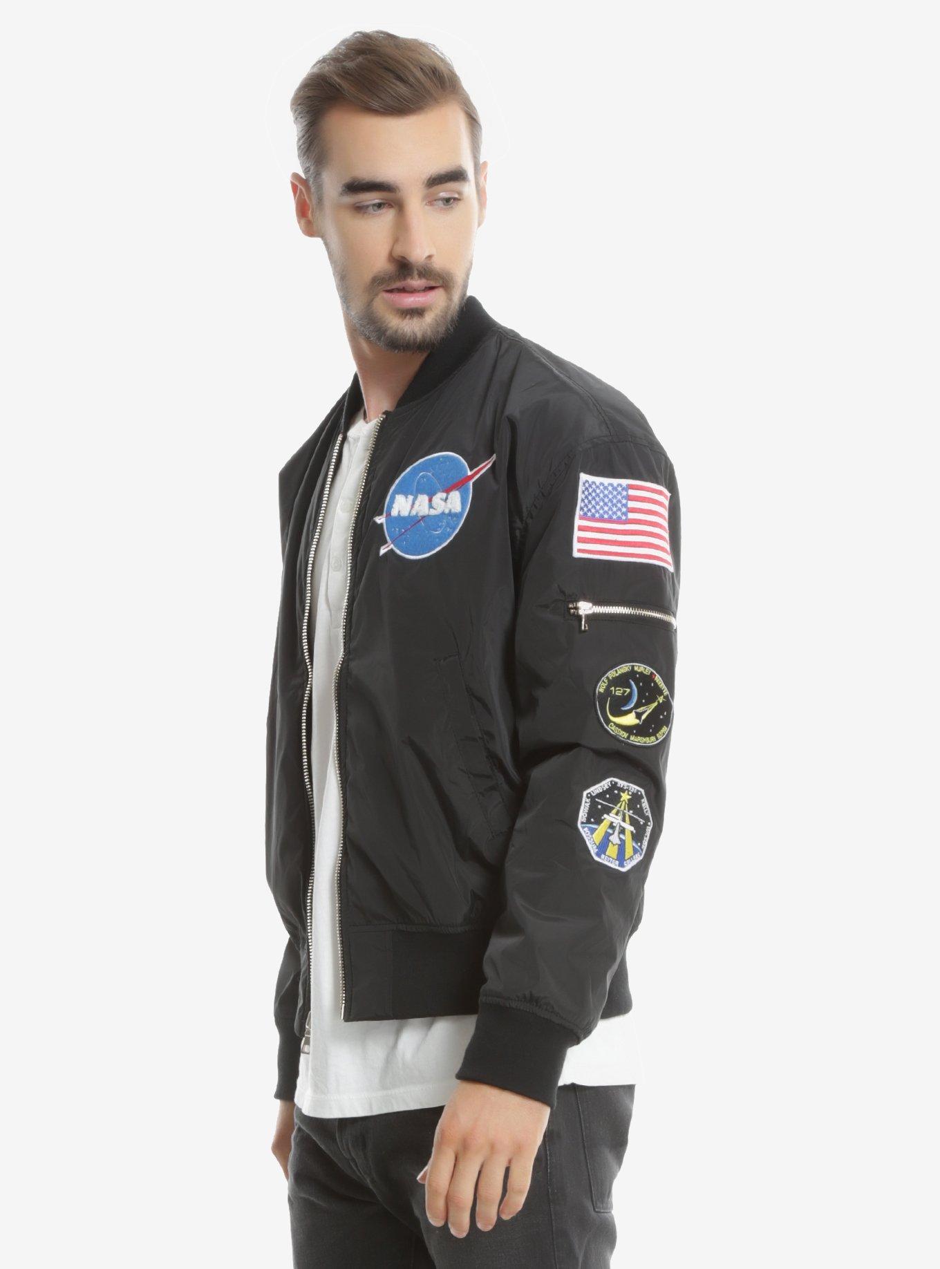 NASA Patches Bomber Jacket, , alternate