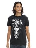 DC Comics Batman Black Metal Joker T-Shirt, , alternate