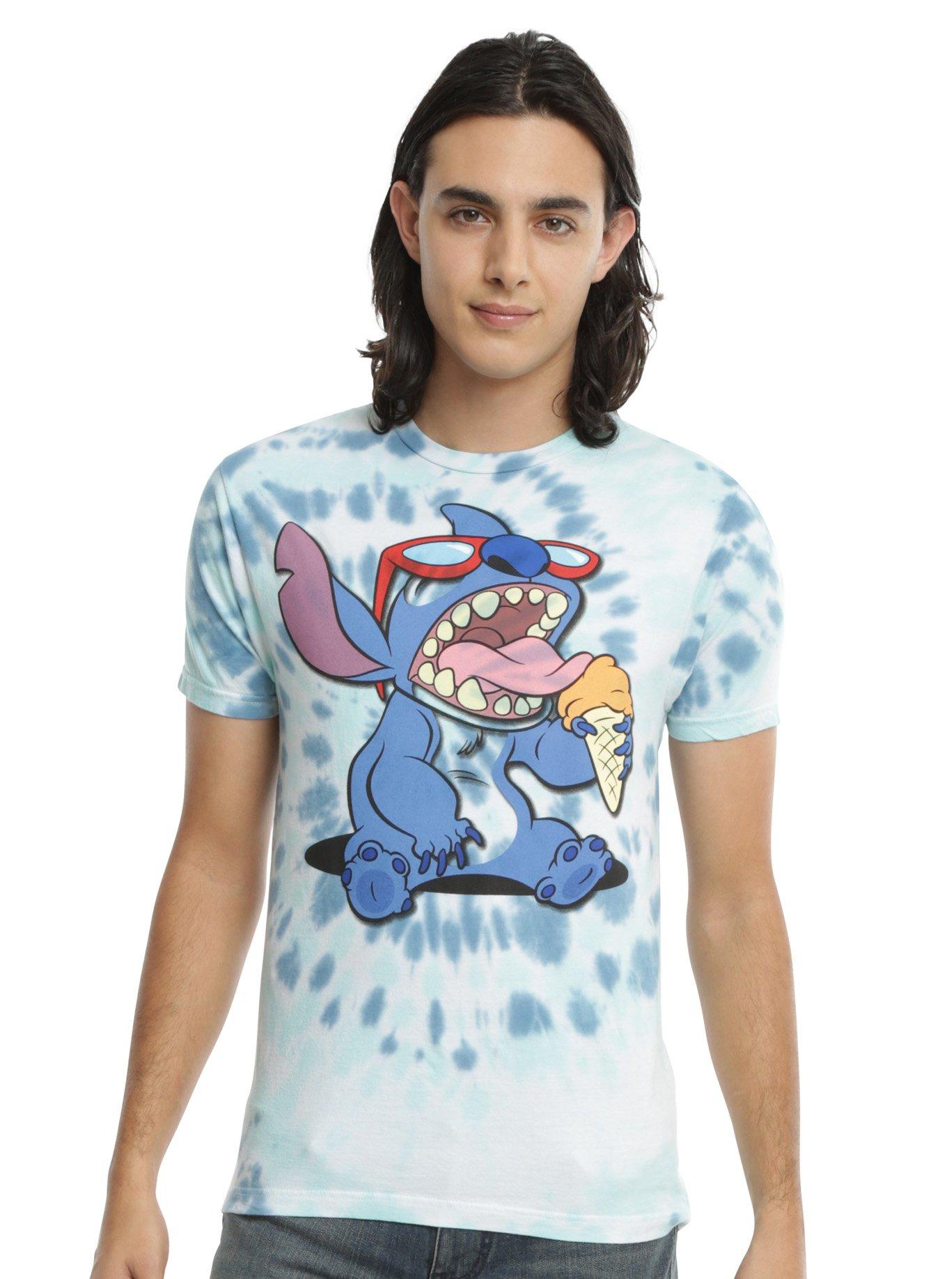 Disney Lilo & Stitch Ice Cream Tie Dye T-Shirt, , alternate