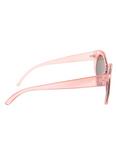 Translucent Pink Green Lens Cat Eye Sunglasses, , alternate