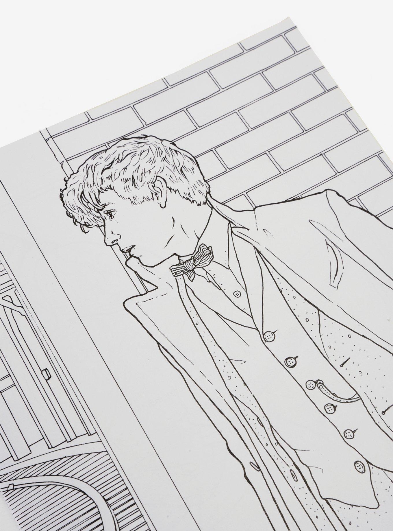 Fantastic Beasts And Where To Find Them Magical Creatures Coloring Book, , alternate
