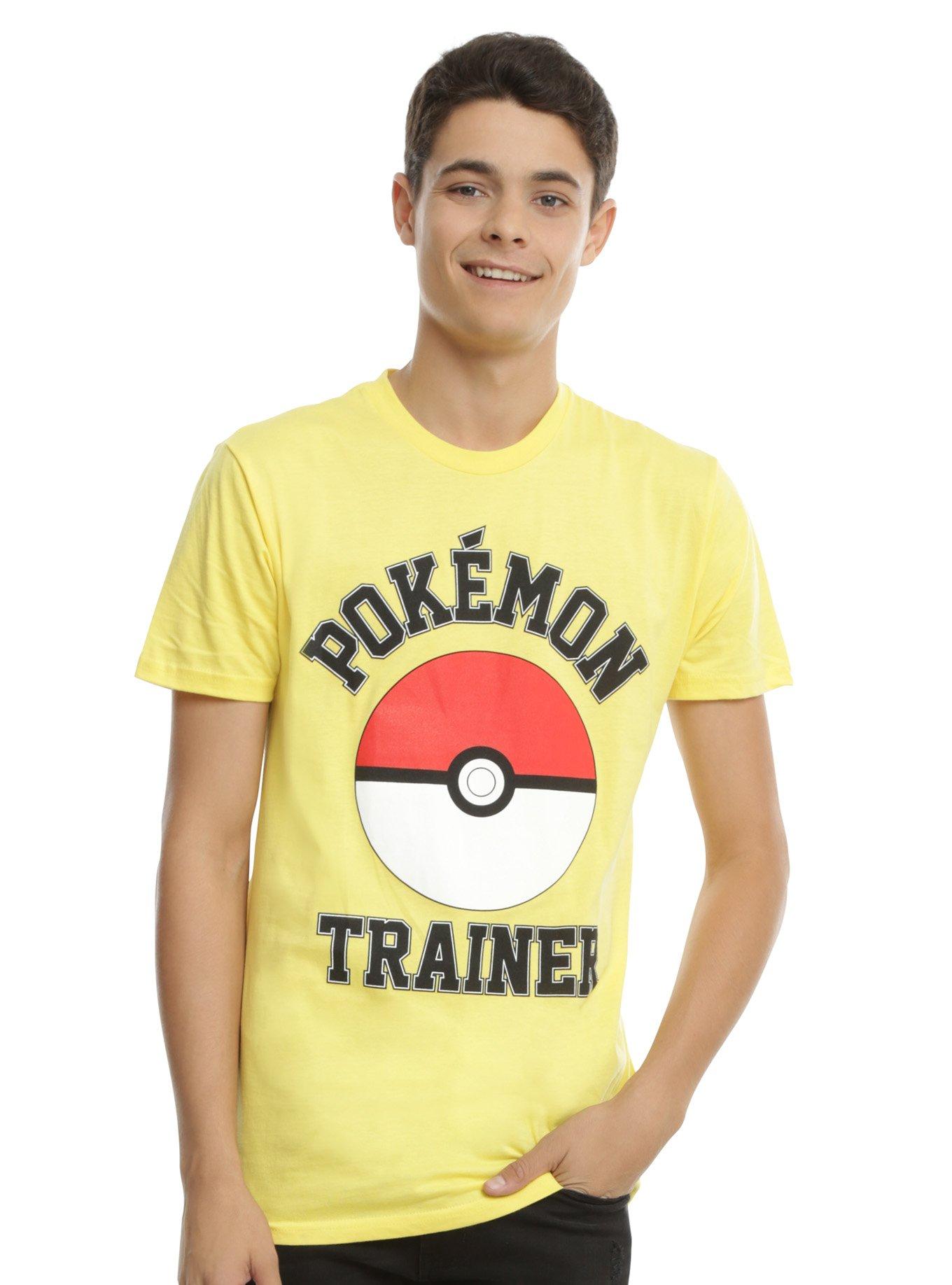 Pokemon Trainer Yellow T-Shirt, , alternate