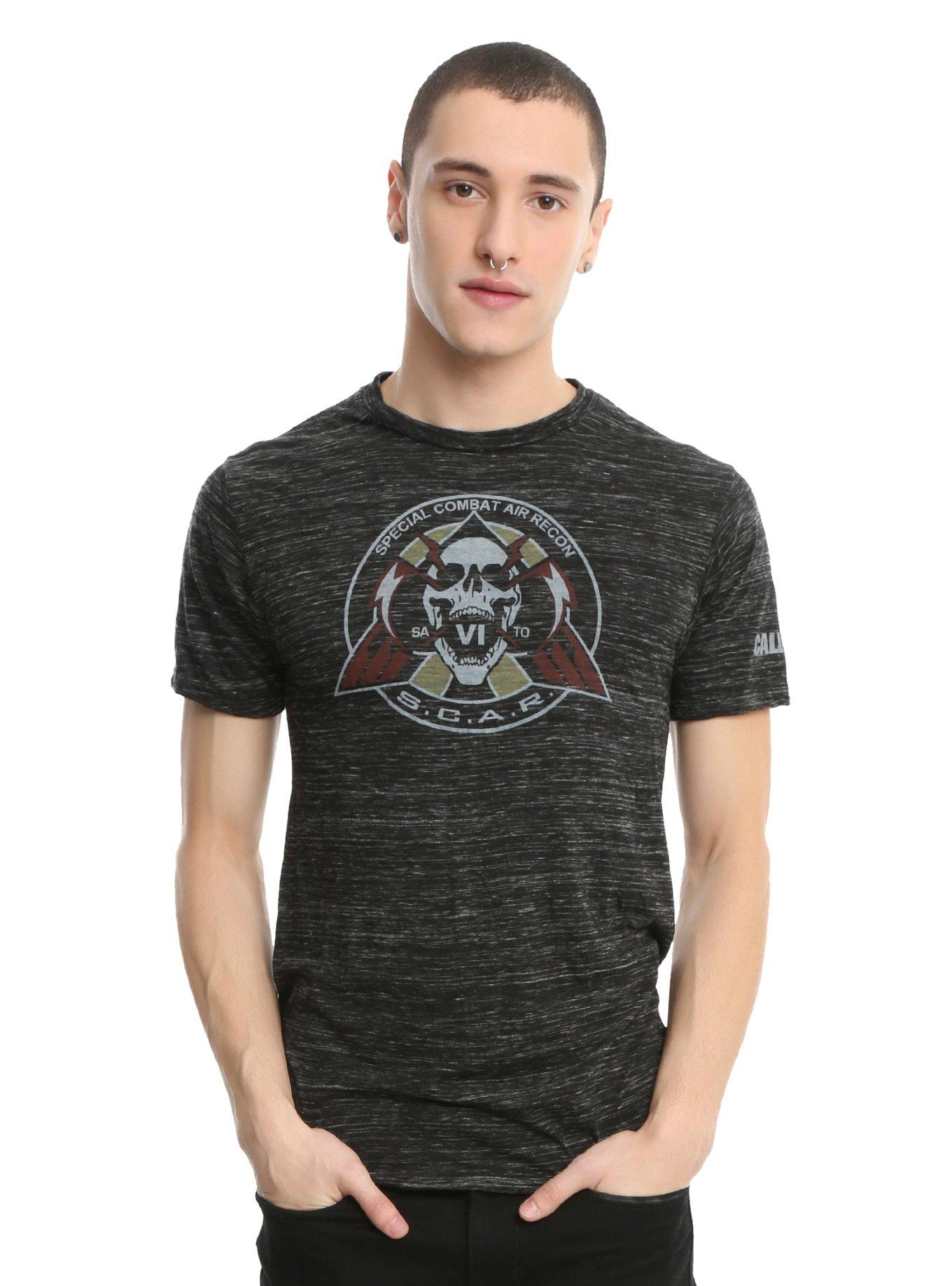 Call Of Duty S.C.A.R. Logo Slub Knit T-Shirt, , alternate