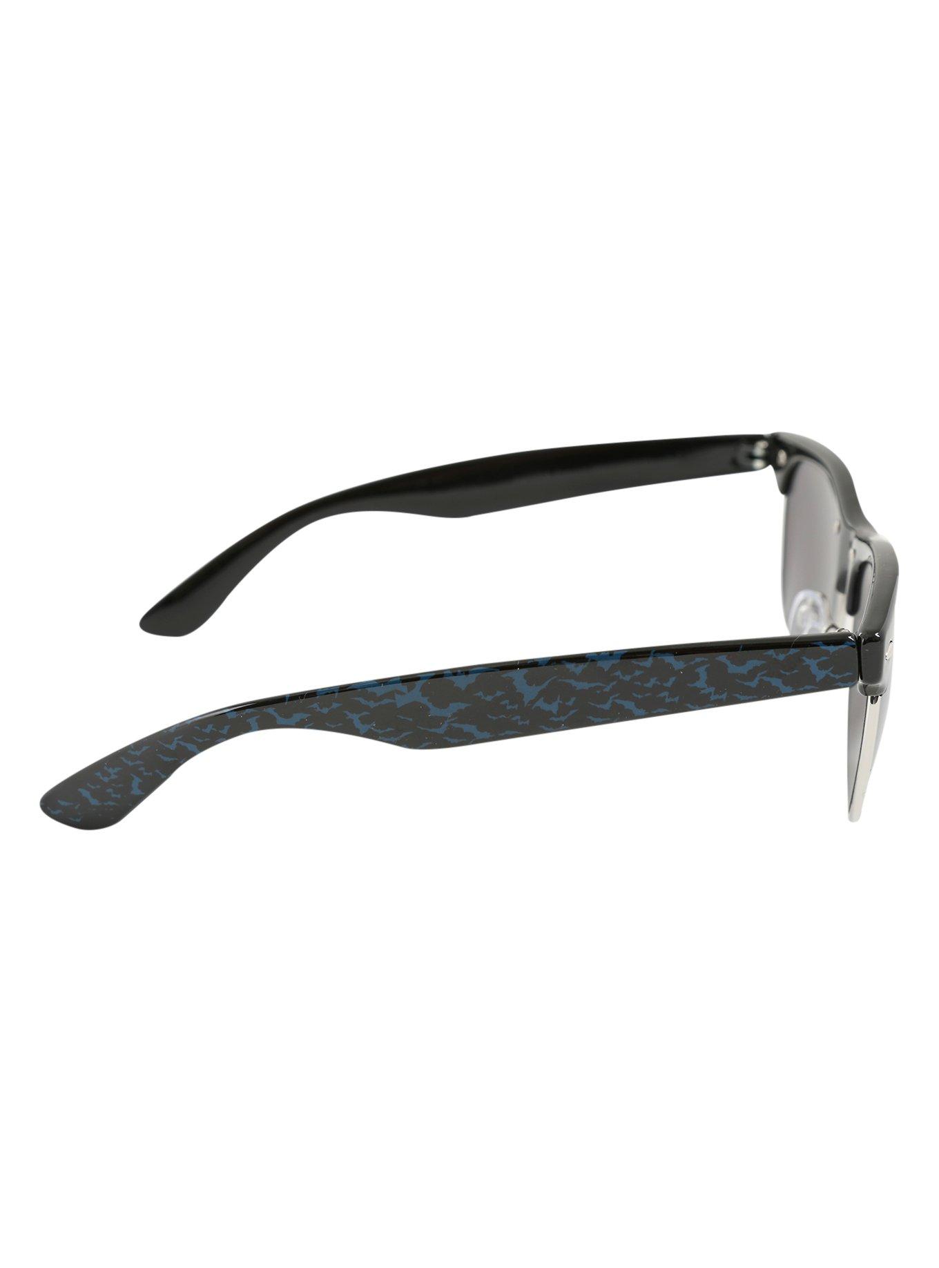 DC Comics Batman Blue Bat Half-Rim Sunglasses, , alternate