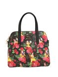 Loungefly Disney Beauty And The Beast Belle Floral Satchel, , alternate