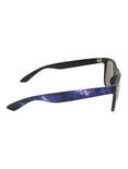 Galaxy Purple Mirror Lens Retro Sunglasses, , alternate