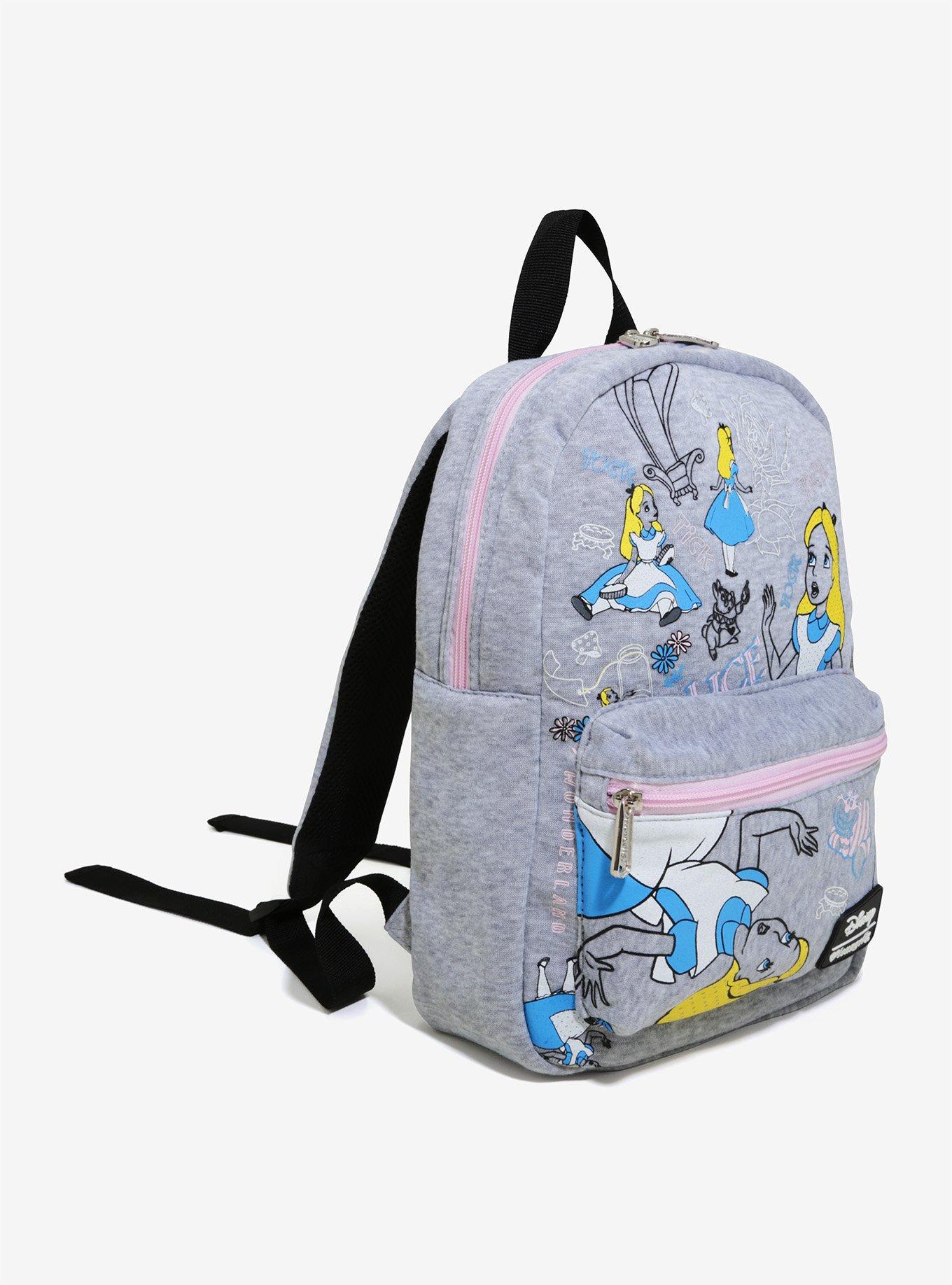 Loungefly Disney Alice In Wonderland Jersey Mini Backpack, , alternate