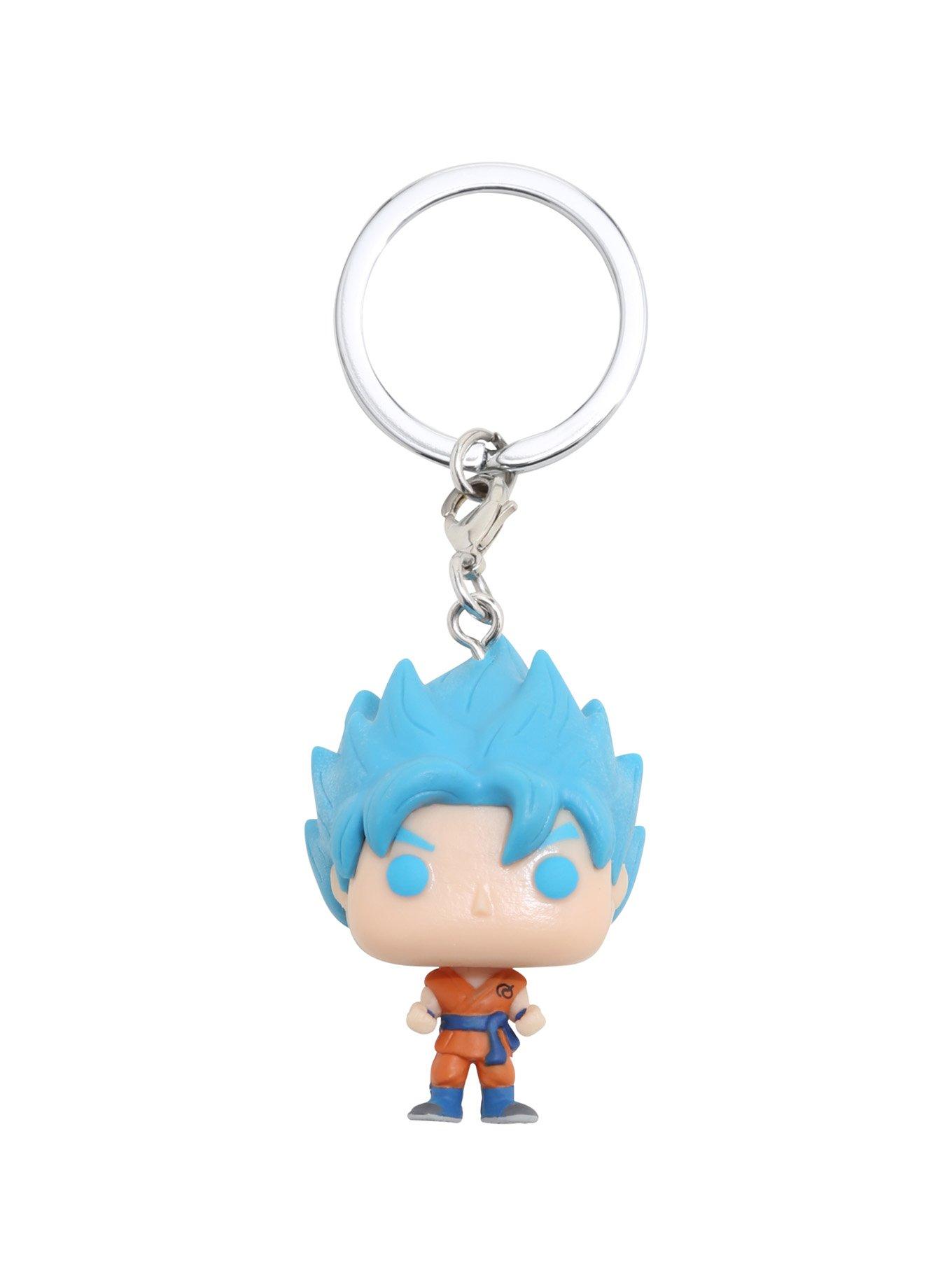 FUNKO POCKET POP KEYCHAIN PORTACHIAVI DRAGON BALL Z GOKU GOD MINI FIGURE  NEW!