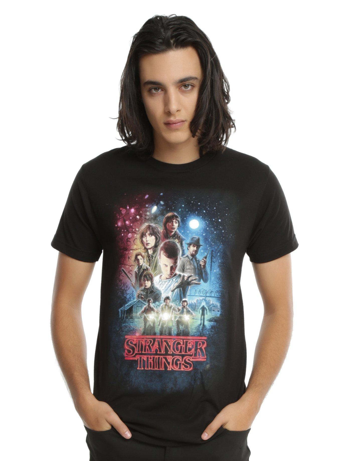 Stranger Things Poster T-Shirt, , alternate