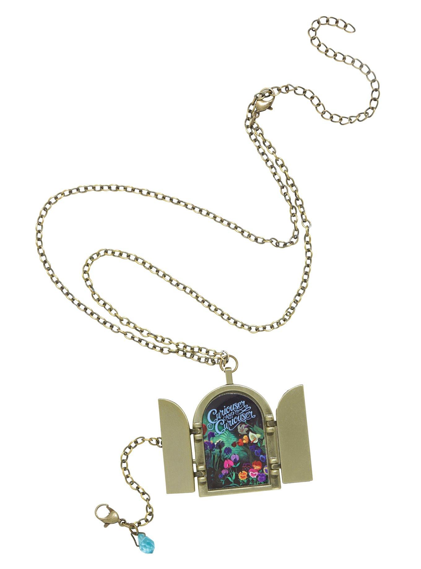 Disney Alice In Wonderland Curious Door Locket, , alternate