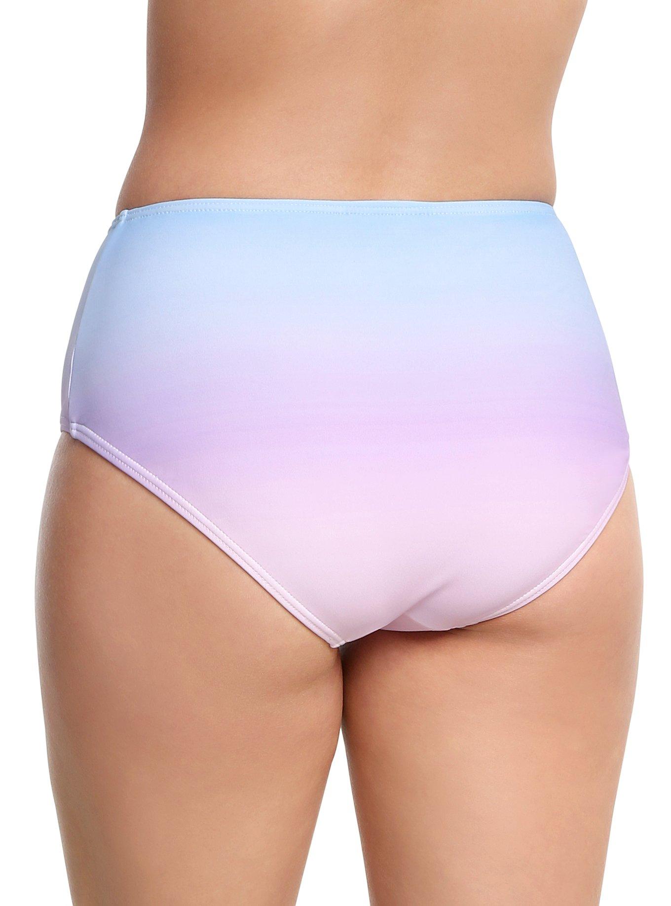 Pastel Mermaid Swim Bottoms, , alternate